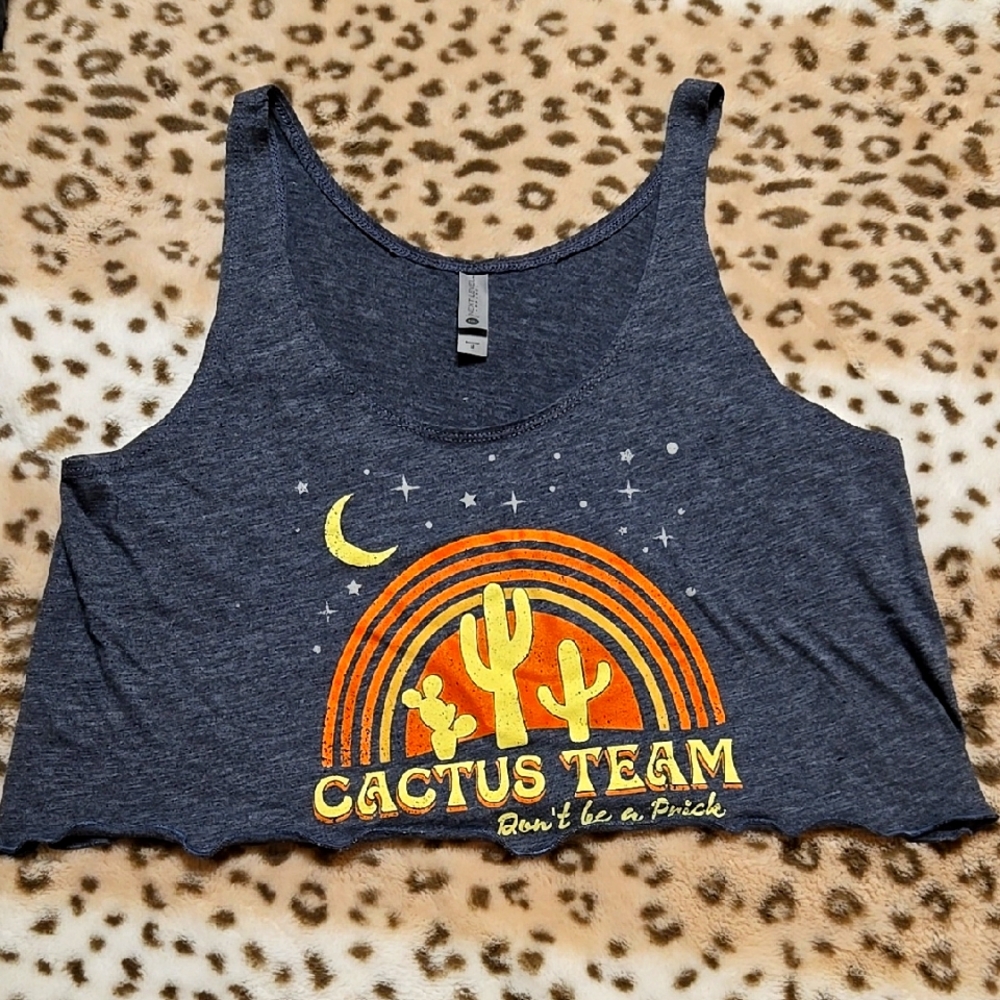 Cactus Team Women's Gray Tank Top